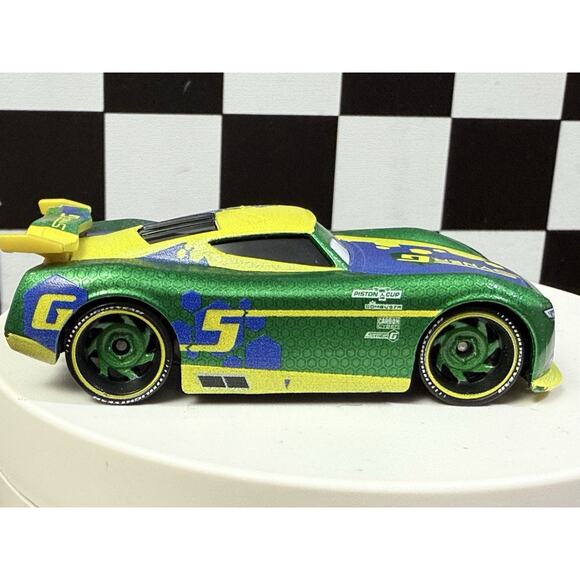 Disney Pixar Cars 3 - Eric Braker 1:55 LOOSE - Picture 5 of 7